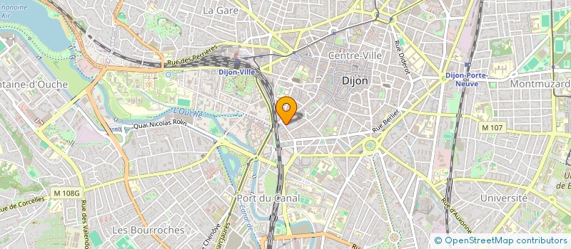 localisation de l'entreprise MADAME GABRIELLE MARTINEZ  DIJON