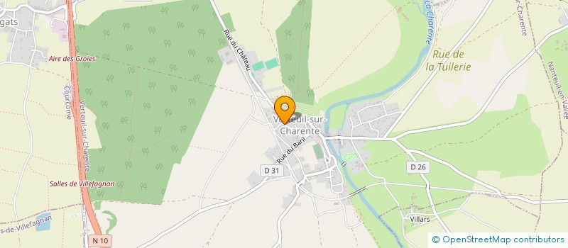 localisation de l'entreprise MADAME GABRIELLE MATHURIER à VERTEUIL-SUR-CHARENTE
