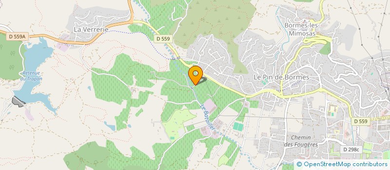 localisation de l'entreprise MADAME GABRIELLE MICHEL  BORMES-LES-MIMOSAS