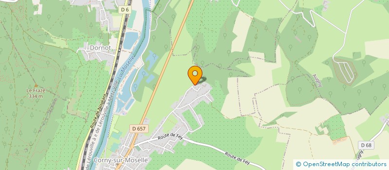 localisation de l'entreprise MADAME GABRIELLE MICHEL  CORNY-SUR-MOSELLE