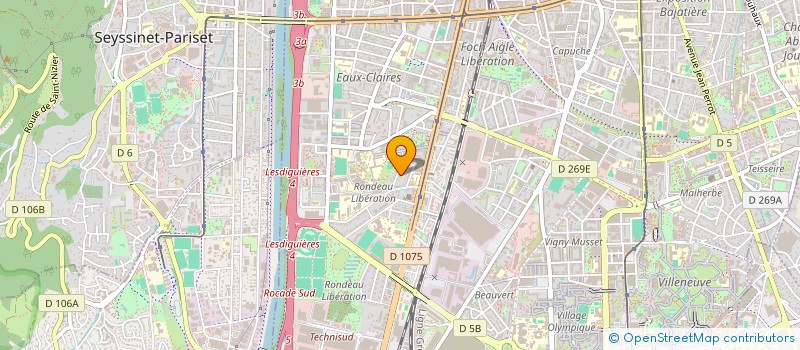 localisation de l'entreprise MADAME GABRIELLE MIDALI  GRENOBLE