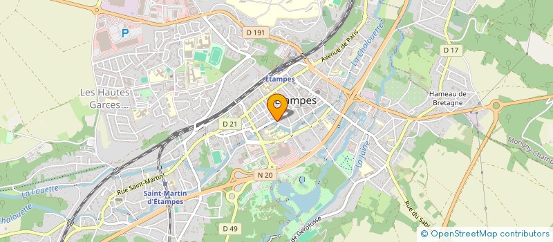 localisation de l'entreprise MADAME GABRIELLE MONTAGNE  ETAMPES