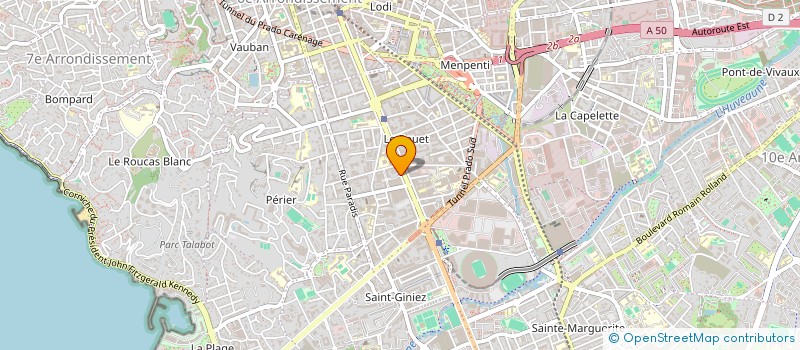 localisation de l'entreprise MADAME GABRIELLE MORILLON à MARSEILLE