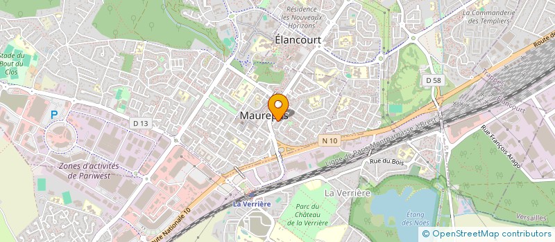 localisation de l'entreprise MADAME GABRIELLE MPACKO PRISO  MAUREPAS