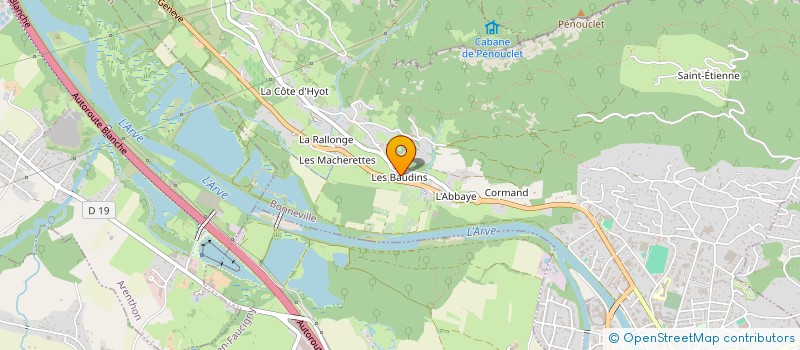 localisation de l'entreprise MADAME GABRIELLE NALY  BONNEVILLE