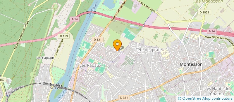 localisation de l'entreprise MADAME GABRIELLE NARCY  MONTESSON