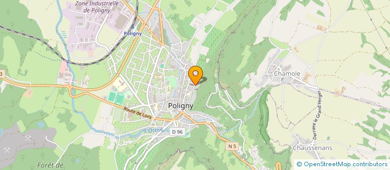 localisation de l'entreprise MADAME GABRIELLE NEWEL  POLIGNY