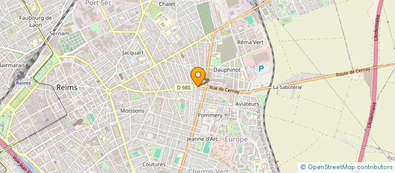 localisation de l'entreprise MADAME GABRIELLE NICOLI  REIMS