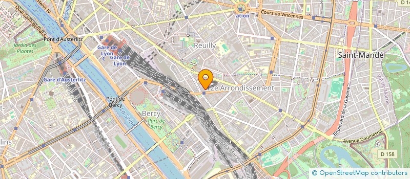 localisation de l'entreprise MADAME GABRIELLE NUGUES-PRIVAT  PARIS