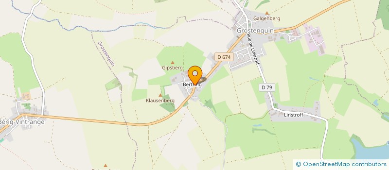 localisation de l'entreprise MADAME GABRIELLE OMINETTI  GROSTENQUIN