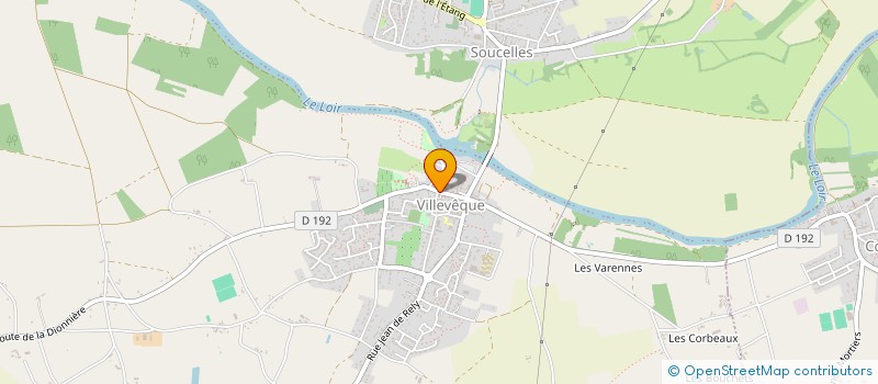 localisation de l'entreprise MADAME GABRIELLE PAGENAUD  RIVES-DU-LOIR-EN-ANJOU