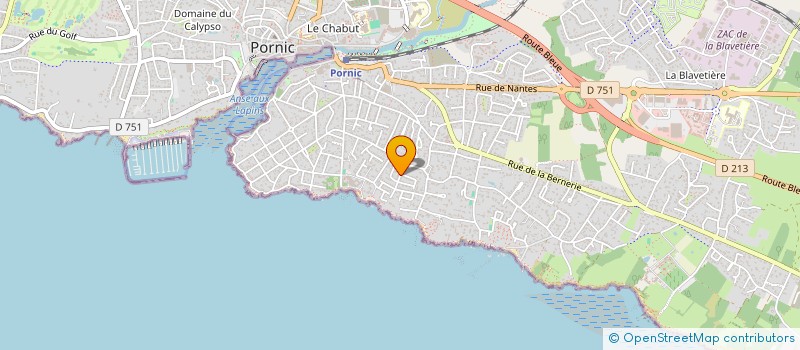 localisation de l'entreprise MADAME GABRIELLE PAGEOT  PORNIC