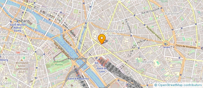 localisation de l'entreprise MADAME GABRIELLE PASTEL  PARIS