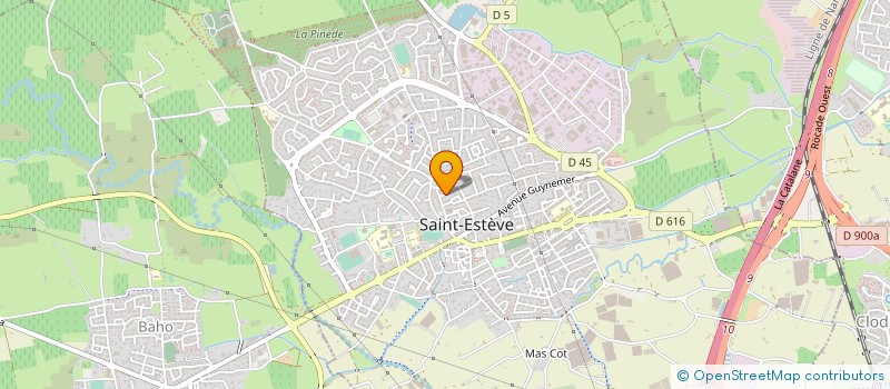 localisation de l'entreprise MADAME GABRIELLE PECH  BAHO