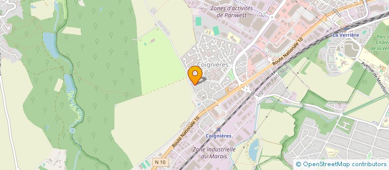 localisation de l'entreprise MADAME GABRIELLE PECH  COIGNIERES