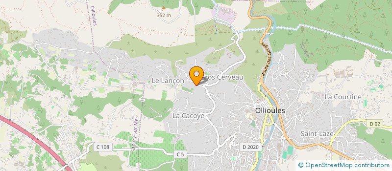 localisation de l'entreprise MADAME GABRIELLE PELISSIER  OLLIOULES