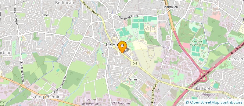 localisation de l'entreprise MADAME GABRIELLE PELLEGRINI  LE HAILLAN