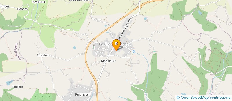 localisation de l'entreprise MADAME GABRIELLE PIANEGONDA  LAROQUE-TIMBAUT