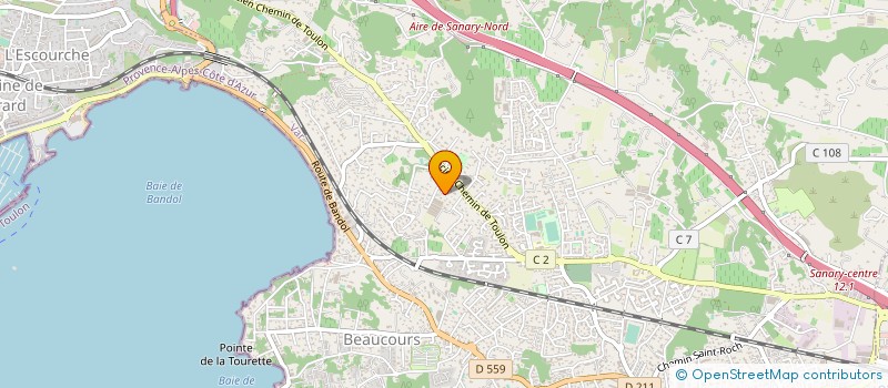 localisation de l'entreprise MADAME GABRIELLE PIELLER  SAINTE-MARIE-LA-MER