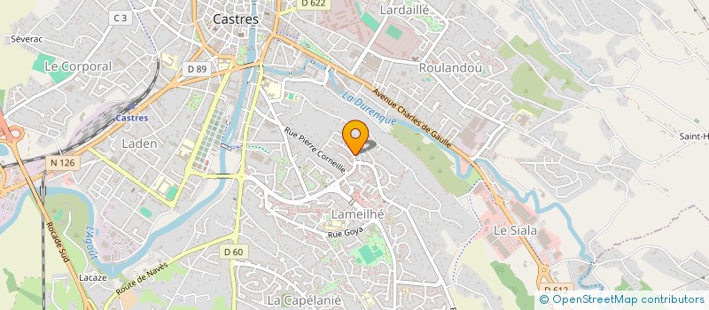 localisation de l'entreprise MADAME GABRIELLE POBLADOR à CASTRES