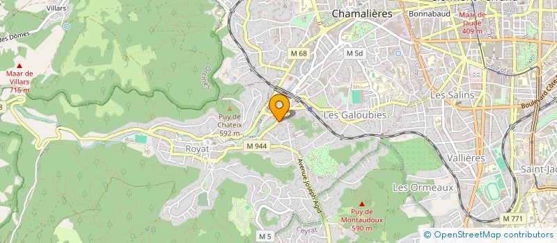 localisation de l'entreprise MADAME GABRIELLE QUINIOU  ROYAT