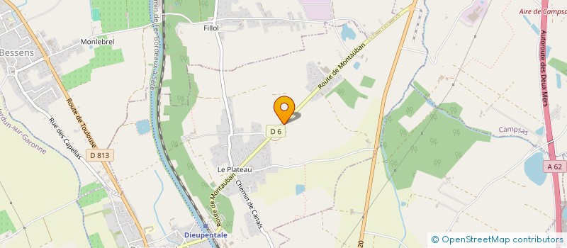 localisation de l'entreprise MADAME GABRIELLE RAGOT  BESSENS