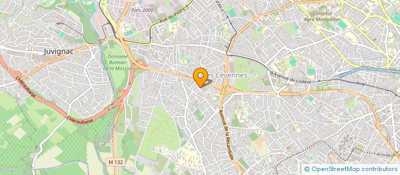 localisation de l'entreprise MADAME GABRIELLE RAMIREZ  MONTPELLIER