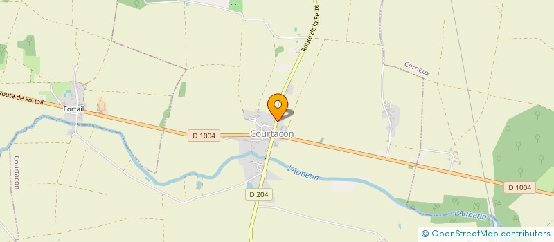 localisation de l'entreprise MADAME GABRIELLE RAMOS  COURTACON