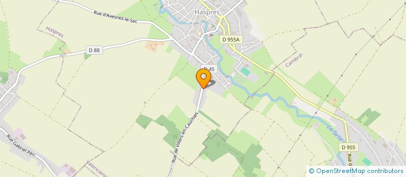 localisation de l'entreprise MADAME GABRIELLE ROBART  HASPRES