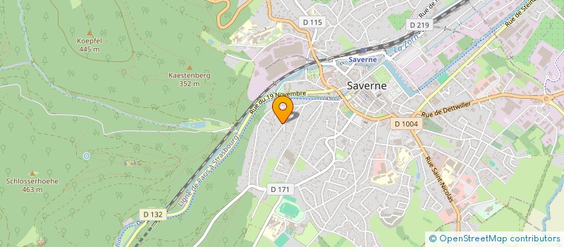 localisation de l'entreprise MADAME GABRIELLE ROTH  SAVERNE