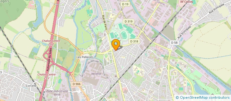 localisation de l'entreprise MADAME GABRIELLE ROTH  CHALON-SUR-SAONE