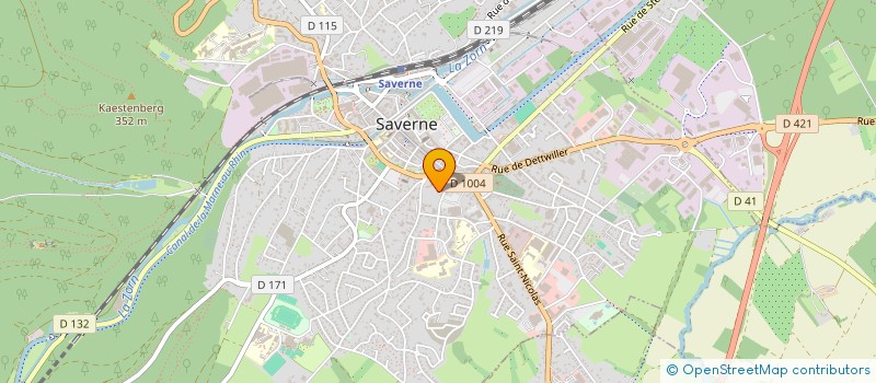 localisation de l'entreprise MADAME GABRIELLE SANTOS CLARA  SAVERNE