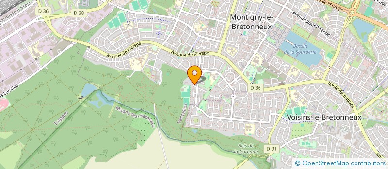 localisation de l'entreprise MADAME GABRIELLE SENTIS  MONTIGNY-LE-BRETONNEUX