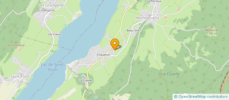 localisation de l'entreprise MADAME GABRIELLE THIEBAUD  MONTPERREUX