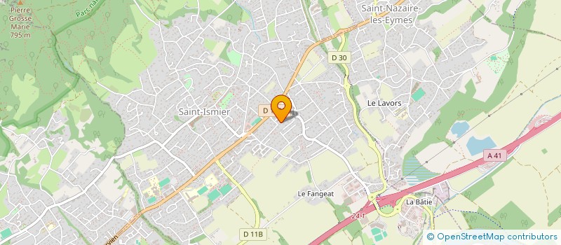 localisation de l'entreprise MADAME GABRIELLE THOMAS  SAINT-ISMIER