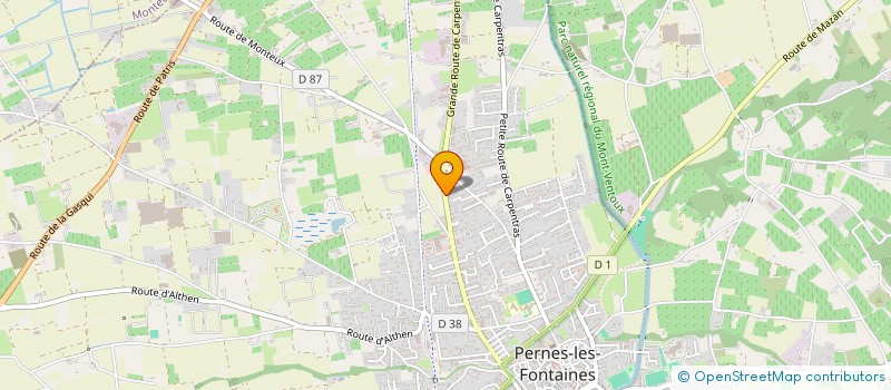 localisation de l'entreprise MADAME GABRIELLE TOMANDINI à PERNES LES FONTAINES