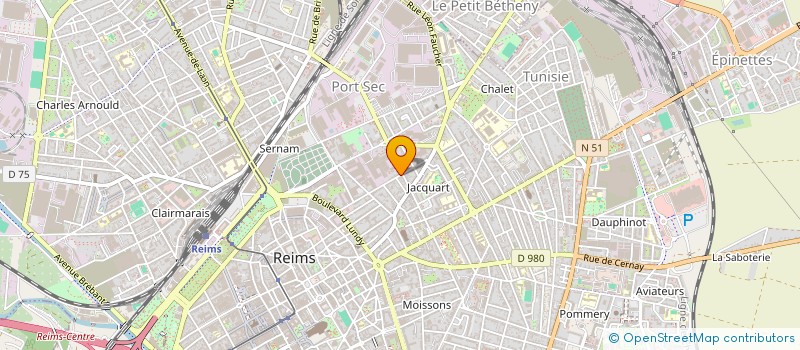 localisation de l'entreprise MADAME GABRIELLE VERGNOUX  REIMS