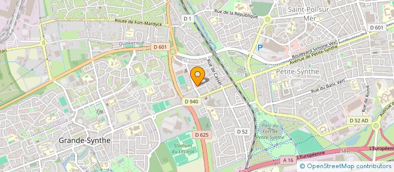 localisation de l'entreprise MADAME GABRIELLE VERSTRAET à DUNKERQUE