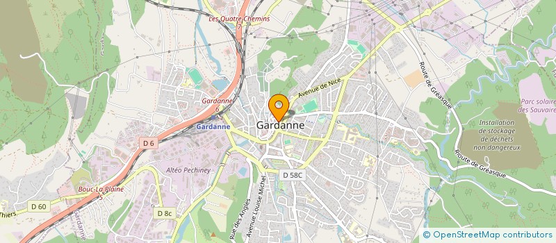 localisation de l'entreprise MADAME GABRIELLE VIALE à GARDANNE