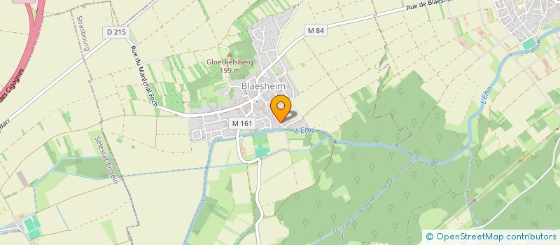 localisation de l'entreprise MADAME GABRIELLE WAHL  BLAESHEIM