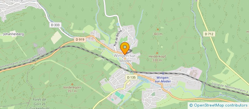 localisation de l'entreprise MADAME GABRIELLE WEISBECKER  WIMMENAU