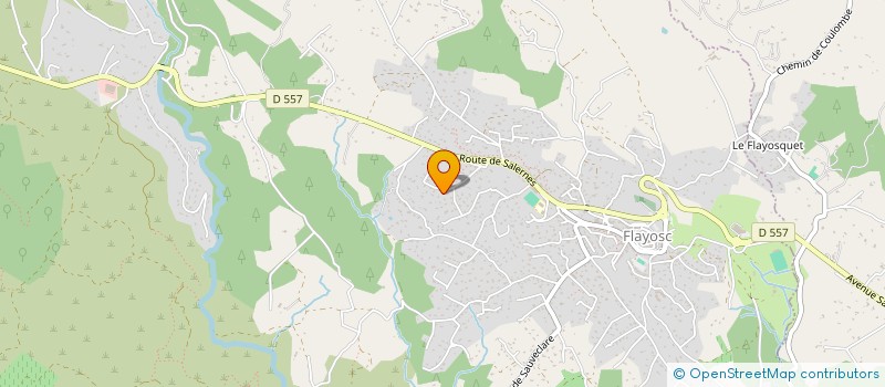 localisation de l'entreprise MADAME GABRIELLE WELLESLEY  FLAYOSC