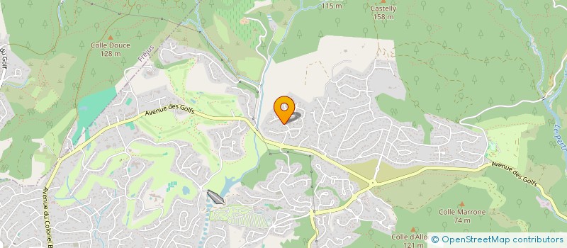 localisation de l'entreprise MADAME GABRIELLE WIEHE  SAINT-RAPHAEL