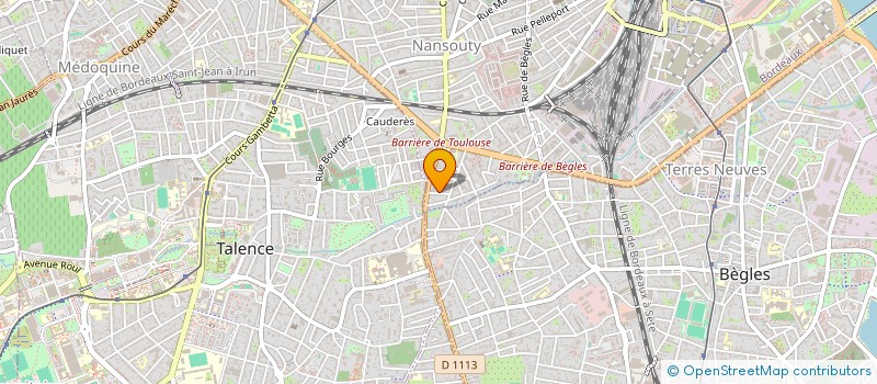 localisation de l'entreprise MADAME GABRIELLE WINCKER  BORDEAUX