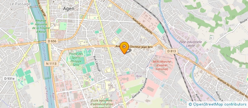 localisation de l'entreprise MADAME GABRIELLE WOLOSZYN  AGEN