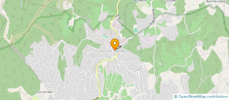 localisation de l'entreprise MADAME GABRIELLE ZINCK  LA CROIX-VALMER