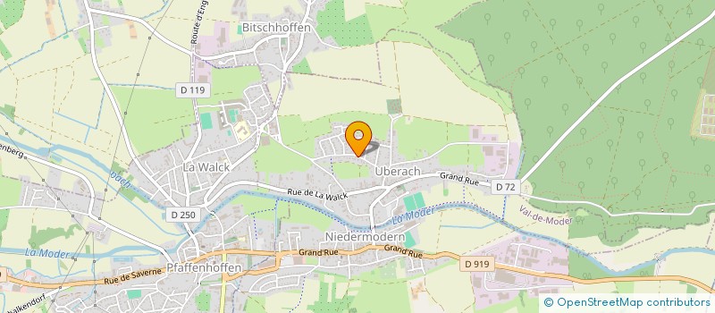 localisation de l'entreprise MADAME GABRIELLE ZUGER  VAL-DE-MODER