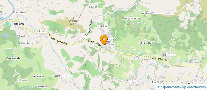 localisation de l'entreprise MADAME GABY HARRONYO  GAMARTHE