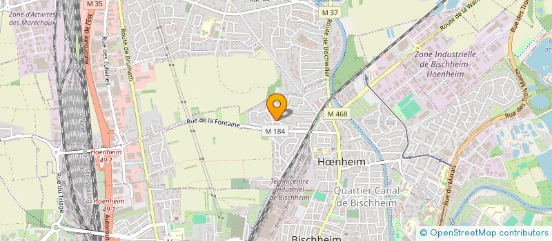 localisation de l'entreprise MADAME GABY MEYER  HNHEIM