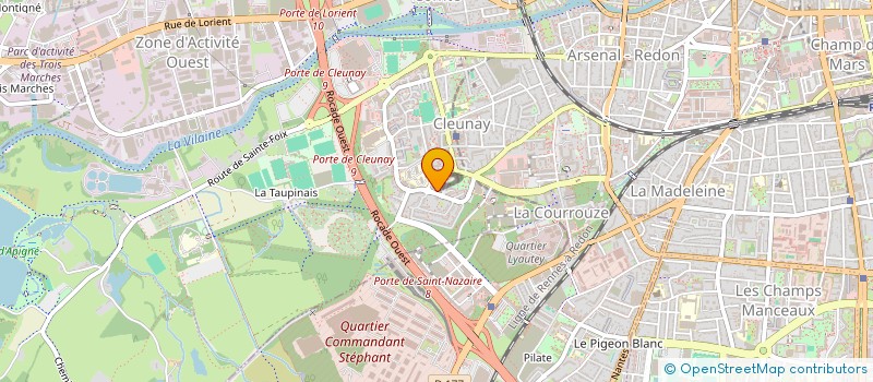 localisation de l'entreprise MADAME GABY MOUSINHO  RENNES